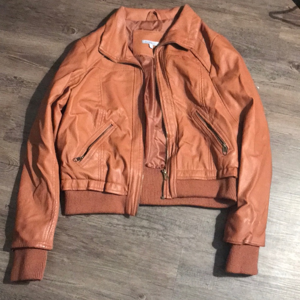 Leather jacket